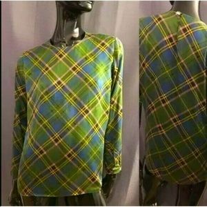 Vintage Yves Saint Laurent 100% Silk Blouse